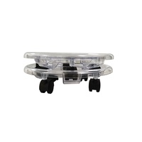 Pot de fleur mobile plateau en plastique outil de jardin outil de culture de plantes d'intérieur Base ronde en plastique jardin Pot Mover avec plateau