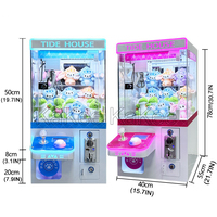 Vente chaude Mini Griffe Grue Machine Arcade Jeu Jouets Grue Machine Coin Token Contrôle Prix Grabber pour Enfants Enfants