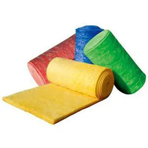 Insulation Blanket Premium Glasswool Roll Funas Fiberglass with Fiber Glass Modern Wool High Density 50mm Yellow 1.2m 30-50mm