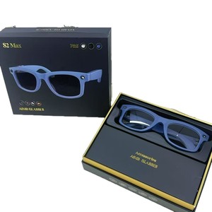 Aimb <b>Glasses</b> S2 Max Smart <b>Glasses</b> Dual <b>Camera</b> Bluetooth Calling Black White Blue 500W Pixel Photo Video - Product Image 5