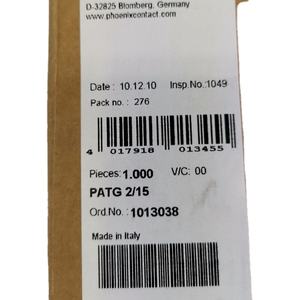 İletim Teli Tanımlama Taşıyıcısı Patg <span class=keywords><strong>2</strong></span>/15 1013038 1000 Adet Yeni Yeni Orijinal Hazır Stok Endüstriyel Otomasyon Pac Özel - Product Image 1
