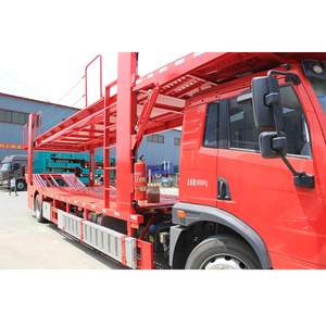 Remorque en acier de transporteur de voiture 12r22.5 pneu <span class=keywords><strong>camion</strong></span> semi-remorque de transport de voiture pour la vente - Product Image 5