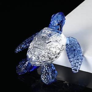 Figurine de tortue de mer en cristal de verre faite à la main pour la décoration intérieure cadeaux d'anniversaire <span class=keywords><strong>presse</strong></span>-papiers avec <span class=keywords><strong>un</strong></span> bel ornement d'animal de mer - Product Image 2