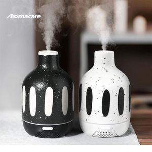 Biểu Tượng Tùy Chỉnh LED Hương Thơm Hương Thơm Phòng Màu Đen Tinh Dầu Khuếch Tán Gốm - Product Image 5
