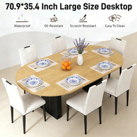 Meubles de salle à manger européens, table à manger en bois, meubles de cuisine, table à manger pour la maison, salle à manger, salon, extérieur, hôtel