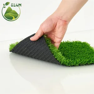 Hebei SLUN karpet rumput buatan PE kepadatan tinggi Harga bagus bunga rumput gandum buatan