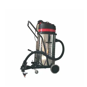 JS V1 Manual 3000W 80L Wet and Dry Industrial Vacuum Cleaner Concrete Floor Cleaning With Grinders