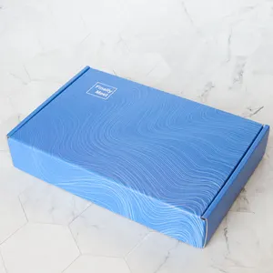 benutzerdefinierte biologisch abbaubare papier-versandverpackung geschenkbox luxus-versandtasche wellpappe-verpackung pappe-boxen für kleidungsverpackung - Product Image 2