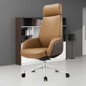 Nouvelle chaise de bureau pivotante pour manager 2022, en cuir PU, Silla De Oficina, mobilier de bureau exécutif, chaise ergonomique de bureau - Product Image 5