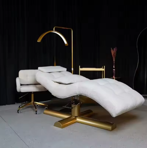 Best Quality Beauty Salon Massage <b>Tables</b> Lay Down Curved Eye Lash Bed Beauty Bed - Product Image 6