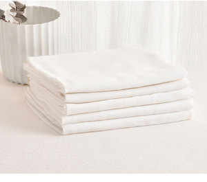 70x70 cm lớn tái sử dụng 100% cotton muslin vuông yếm trắng và mặt vải bé quần áo tã - Product Image 4