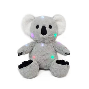 Koala personnalisé oreiller jouets en <span class=keywords><strong>peluche</strong></span> mignon lumineux oreiller jouet musique lumière LED lueur dans l'obscurité Koala <span class=keywords><strong>peluche</strong></span> oreiller poupée enfants jouet - Product Image 1