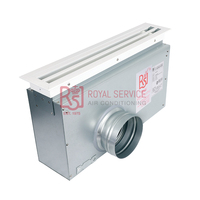 Accessoires de CVC Royal Service, ventilation d'air, évents de plafond, grilles linéaires automatiques à fentes, diffuseur d'air de plafond