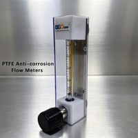 PTFE Korrosionsbeständige Durchflussmesser Industriequalität für Langzeit-Dauereinsatz Ozon-Dosierung für Wasseraufbereitung