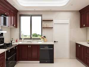 Armoires de cuisine de luxe en bois massif, îlot et bar à petit-déjeuner en panneau mélaminé, ensemble d'armoires de cuisine de luxe - Product Image 4