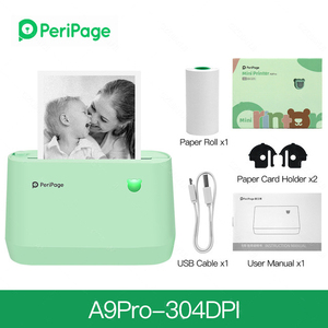 <span class=keywords><strong>PeriPage</strong></span> A9 Pro — imprimante de poche thermique Portable BT, 304dpi, modèle avec Mini-imprimante Photo, pour reçus, largeur de papier de 56mm/77mm - Product Image 2