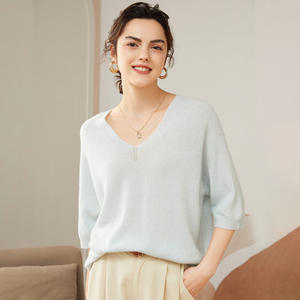 À la mode automne printemps femmes pulls en <span class=keywords><strong>cachemire</strong></span> Cardigan col en V <span class=keywords><strong>grande</strong></span> <span class=keywords><strong>taille</strong></span> femmes 100% <span class=keywords><strong>pull</strong></span> en <span class=keywords><strong>cachemire</strong></span> - Product Image 5