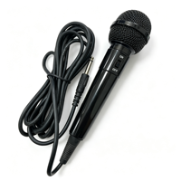 Microphone de scène OEM filaire, idéal pour les ordinateurs de jeu, les smartphones et l'enseignement, connexion 6,5 mm
