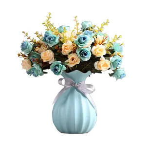 Современная декоративная лента маленькая керамическая ваза для цветов