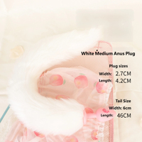 Plug anal en silicone de qualité médicale rose en forme de patte de chat avec queue premium anti-chute, dilatateur anal sûr pour le corps, pour l'entraînement OEM