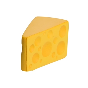 Pelota Antiestrés de Espuma Amarilla con Logotipo Personalizado, Juguete Promocional con Forma de Queso - Product Image 4