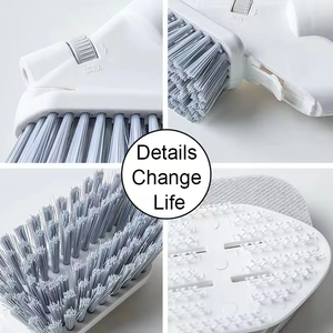 Kit de Cepillos de Limpieza Multifuncional Zenidoo para Cocina y Baño, Juego de 5 Piezas, Cerdas de Nylon, Mango de Plástico, para Azulejos y Neumáticos de Auto - Product Image 2