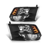 Conjunto de Faro Delantero Izquierdo y Derecho para Dodge Ram 1500 2500 3500 2009-2018