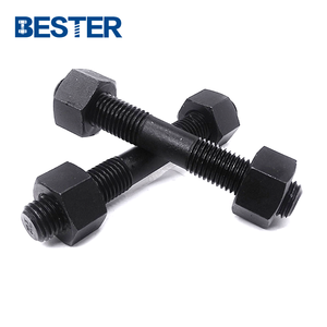 Nhà sản xuất mạ Kẽm độ bền kéo cao ASTM A320 L7 ASTM <span class=keywords><strong>A193</strong></span> B7 ren Stud Bolt với ASTM A194 2h nặng NUT - Product Image 5