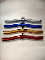 Barres de poignée en aluminium de qualité commerciale pour équipement de fitness, accessoires de câble pour entraînement, barres de traction