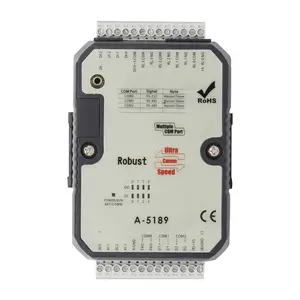 带4DI 4DO (继电器) 4AI(0-10v) RS-485端口通信Modbus RTU协议 (A-5189) 的微型PLC控制器 *