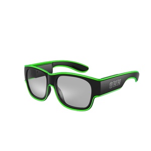 <span class=keywords><strong>Old</strong></span> Fashion Glow El Wire Lunettes pour les décorations de fête Fabrication de lunettes - Product Image 4