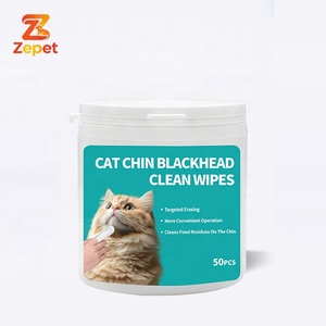 En gros, Lingettes humides pour animaux de compagnie en seau noir, pour le nettoyage des pattes des chats, lingettes nettoyantes pour les doigts, pour le bain, Meow, naturelles et écologiques - Product Image 1