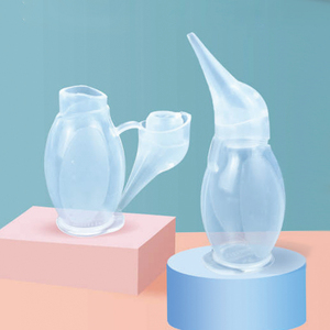 Aspiratore nasale in silicone per neonati - Dispositivo manuale per l'aspirazione nasale per la rimozione del muco - Product Image 2