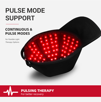 Redfy OEM ODM Dispositivo LED Infrarrojo NIR Inalámbrico Recargable, Batería de 3000mAh, 660nm 850nm, Gorra de Terapia de Luz Roja con Control Inteligente