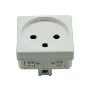 3 Pin Italian Wall Power Plug Socket Italy Electrical Outlet