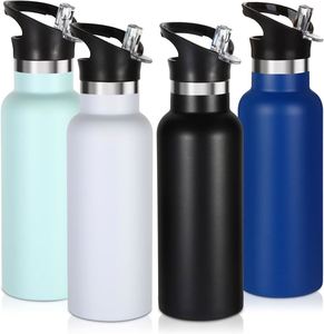 Stainless Steel Insulated Water <b>Bottle</b> with Straw Lid, Leakproof Vacuum <b>Flask</b> with Handle, for Gym, Outdoor - Product Image 4