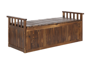 <span class=keywords><strong>Banc</strong></span> <span class=keywords><strong>de</strong></span> <span class=keywords><strong>jardin</strong></span> en bois XL avec rangement <span class=keywords><strong>Coffre</strong></span> <span class=keywords><strong>de</strong></span> rangement extérieur en bois massif pour patio et cour - Product Image 4