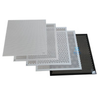 Tablero Perforado de Polipropileno PP, Placa Perforada de HDPE, Servicio de Corte y Moldeo de Plástico Extruido, Modelo de Techo de Color Personalizado