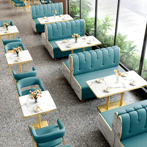 Sofa en bois de style moderne Sièges pour les restaurants de restauration rapide Cafés Hôtels Salons-Fabricant de meubles commerciaux - Product Image 1