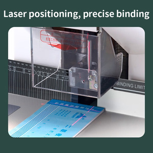 Nouveau lancement de reliure semi-automatique avec bouton tactile chauffage rapide pour contrats et brochures alimenté par l'électricité - Product Image 4