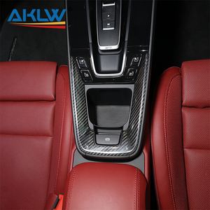 Accessoires d'intérieur de voiture en Fiber de carbone véritable pour <span class=keywords><strong>Porsche</strong></span> 911 2019-2022 Console centrale Shift Parking Button Panel Decoration Cover - Product Image 6