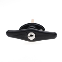 YH2929 Poignées de serrure d'urgence pour porte de garage, serrures à clé en forme de T