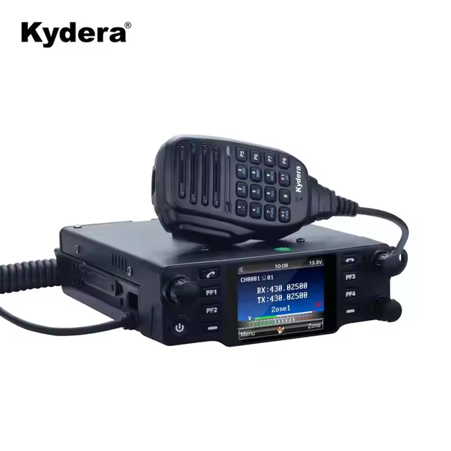 For VHF/UHF Mobile Transceiver 50-Watt DMR Two Way with GPS IP54 AES256 Model MD-9600 for Outdoor Communication up to 50km
