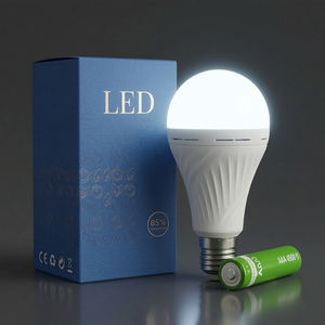 Bombilla LED Recargable de Emergencia A60 de 9W, Batería de Litio de 1200mAh, Material PBT+PP, para Hogar y Camping, SMD, Señalización de <span class=keywords><strong>Salida</strong></span> - Product Image 3