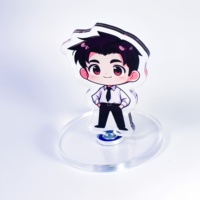 Support d'animation en acrylique rotatif personnalisé Hanxin Qualité TikTok Instagram Vidéo Preuve pour la fête des pères Artisanat en plastique à la mode