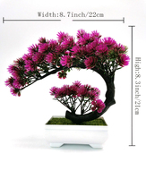 Simulation Topfpflanze DIY dekorative Bonsai künstliche Bonsai Begrüßung Kiefer für Home Office