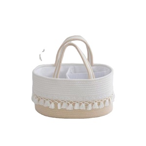 Bolsa de Pañales Multifuncional, Cesta de Almacenamiento para Bebés Recién Nacidos, con Regalos Elegantes para Baby Shower, Diseño Multiusos Conveniente - Product Image 1