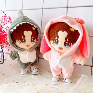 CustomPlushMaker Vente en gros : Combinaisons, pantalons, chaussures et pyjamas dinosaures unisexes en coton de 20 cm, rembourrés de coton PP, vêtements mignons - Product Image 2