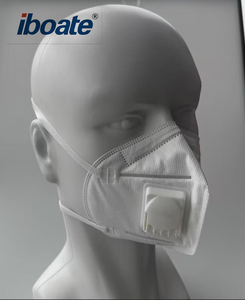 قناع واقي لغبار الوجه يمكن التخلص منه صمام مطوي قناع جسيمات لحماية الجهاز التنفسي - Product Image 2