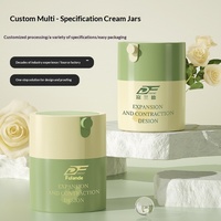 Boîte de crème corporelle en plastique multi-spécifications personnalisée en usine, distributeur cosmétique à pression, flacon distributeur pour maquillage et soins de la peau